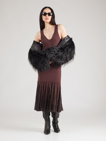 Rochie tricotat 'Floe' de la BOSS pe maro