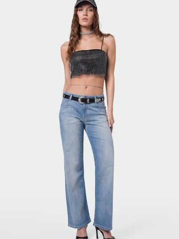M.O.D MIRACLE OF DENIM - Perna larga Calças de ganga em azul