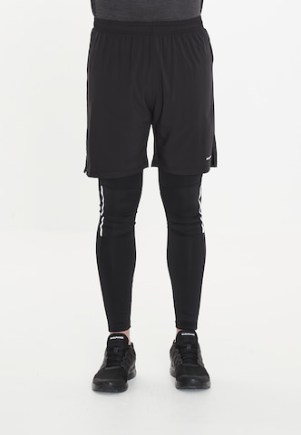 ENDURANCE Regular Workout Pants 'Grosseto' in Black: front