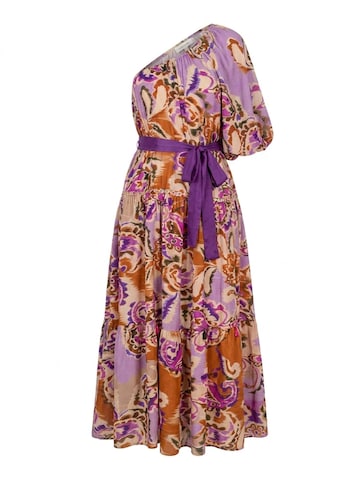 Miss June Dress 'Robe Longue Tiffany' in Mixed colours: front