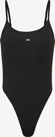 Tommy Jeans T-shirtbody i svart: framsida