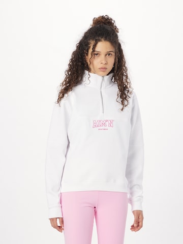 aim'n - Sudadera en blanco: frente