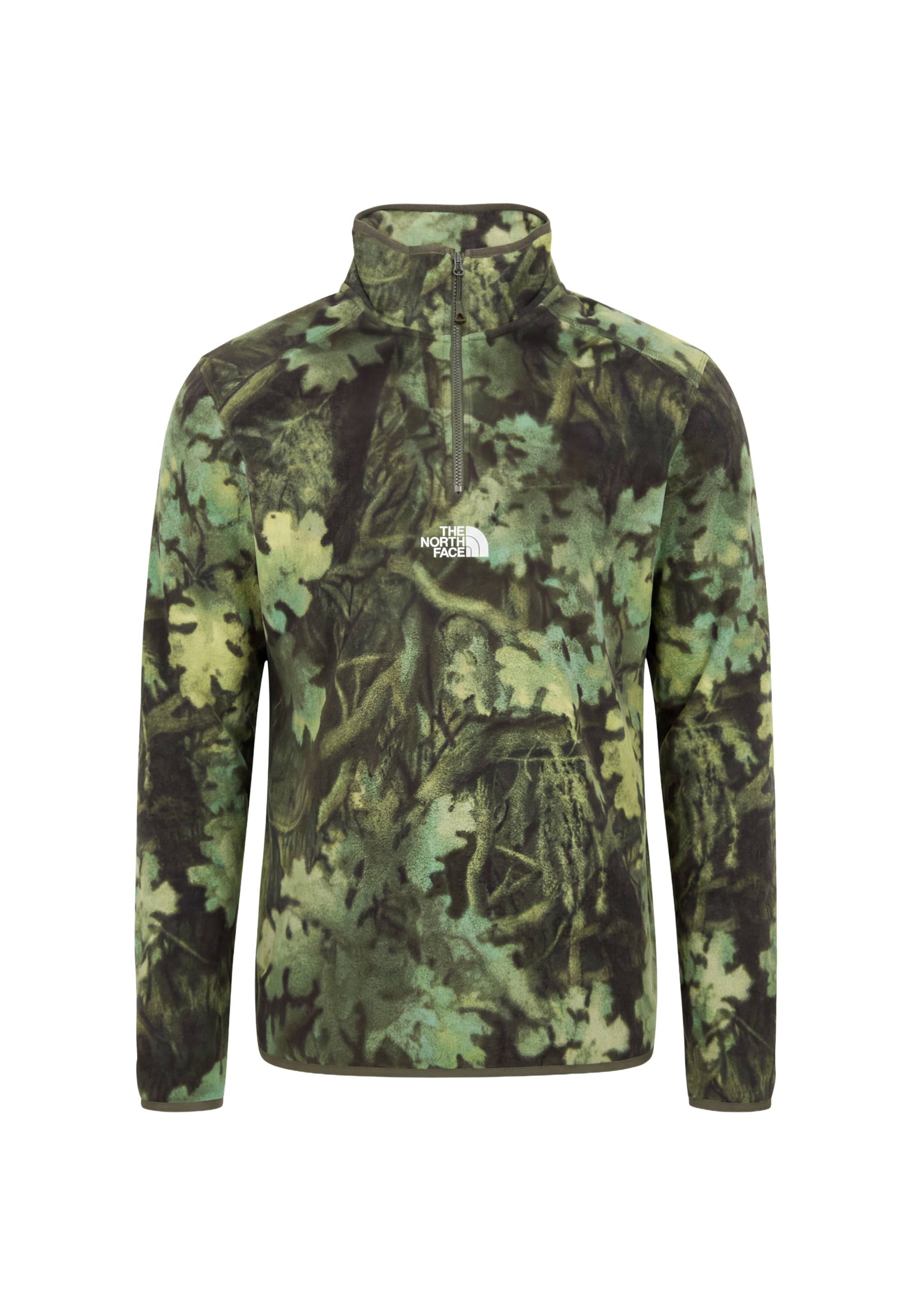 THE NORTH FACE Sweat de sport en XS en taupe / citron vert / olive, Vue avec produit