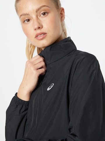 ASICS Sports jacket in Black