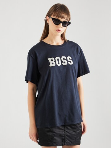 T-shirt 'C_Emil' BOSS en bleu : devant