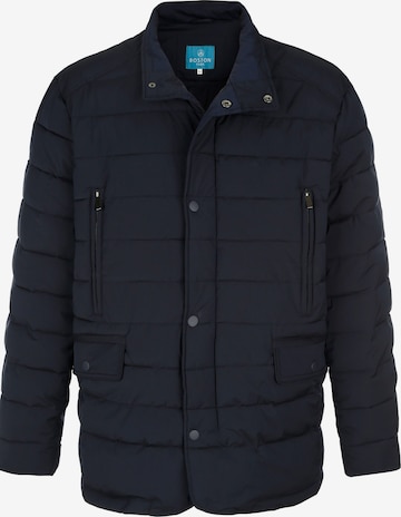 Boston Park Winter Jacket in Blue: front