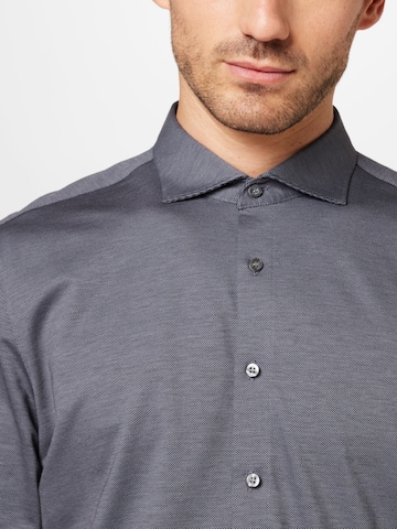 OLYMP Regular fit Button Up Shirt in Grey