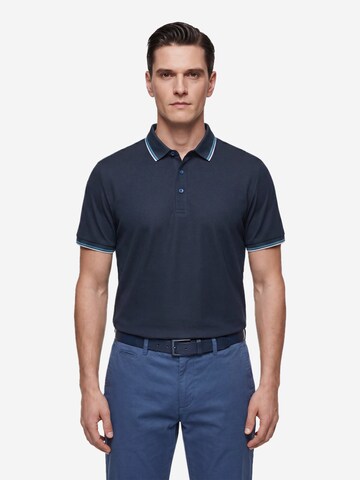 ALLTHEMEN Shirt 'Haltung' in Blue: front
