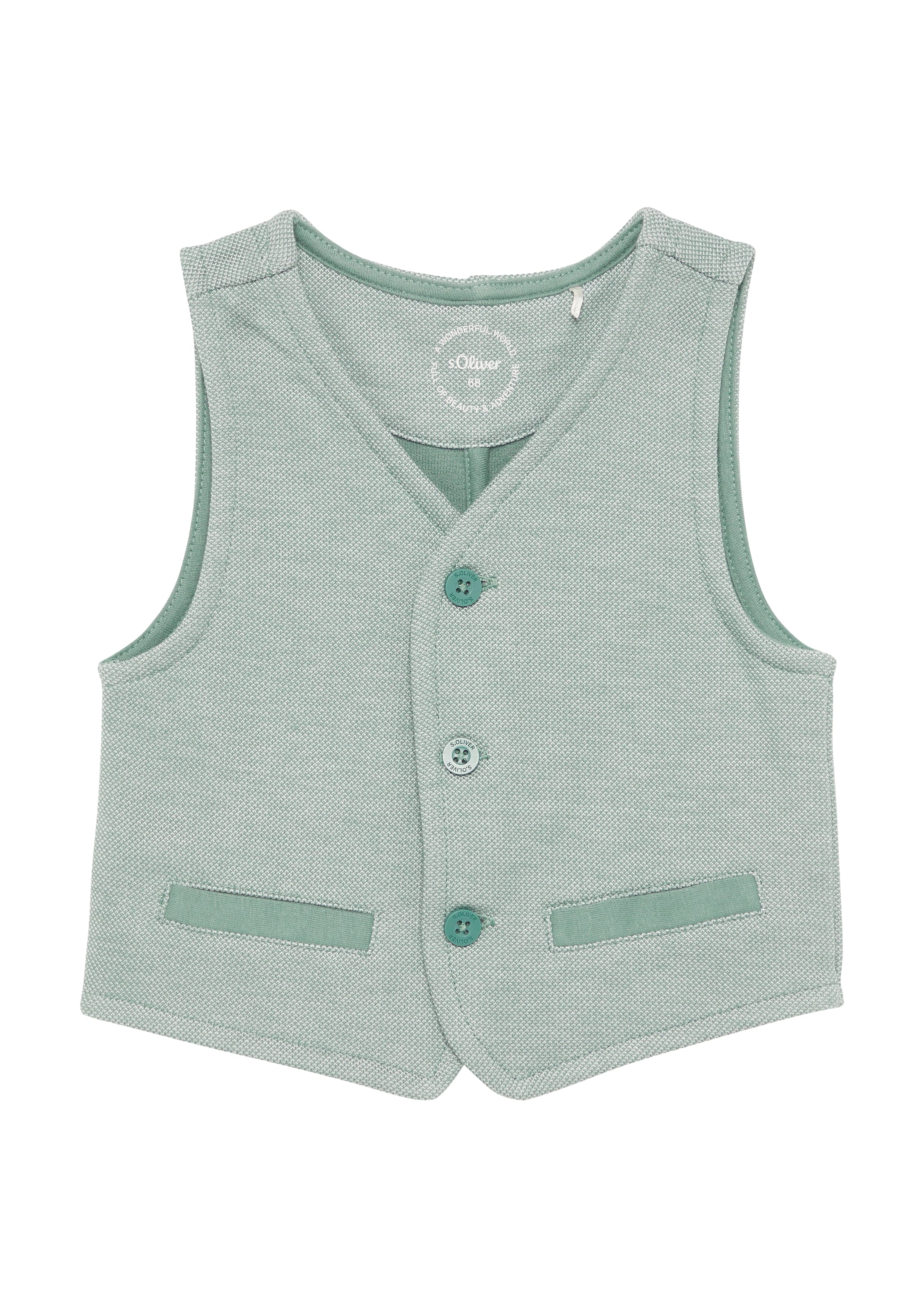 Gilet s.Oliver en vert : devant