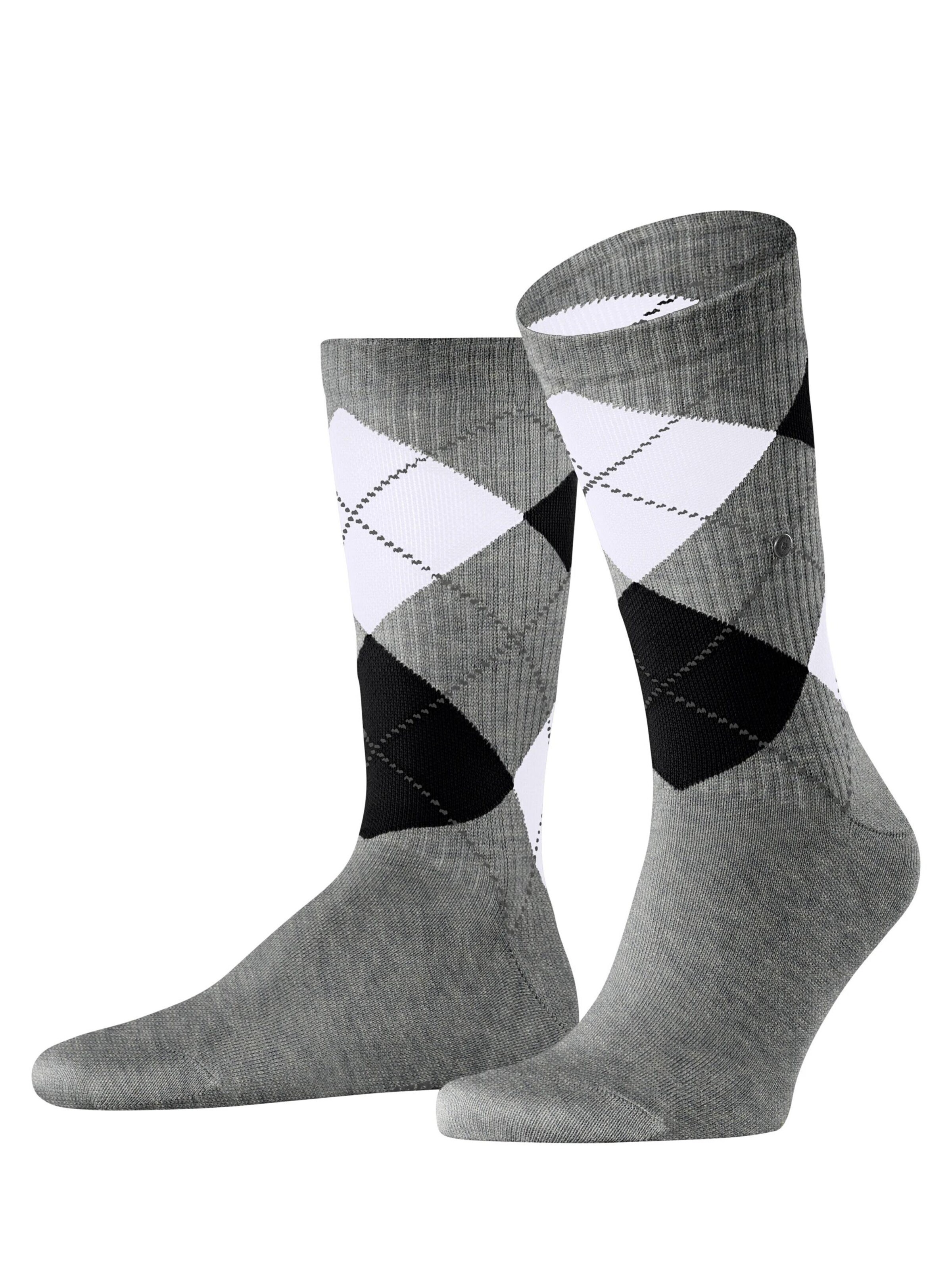 BURLINGTON Socks 'Rib Court' in Grey: front