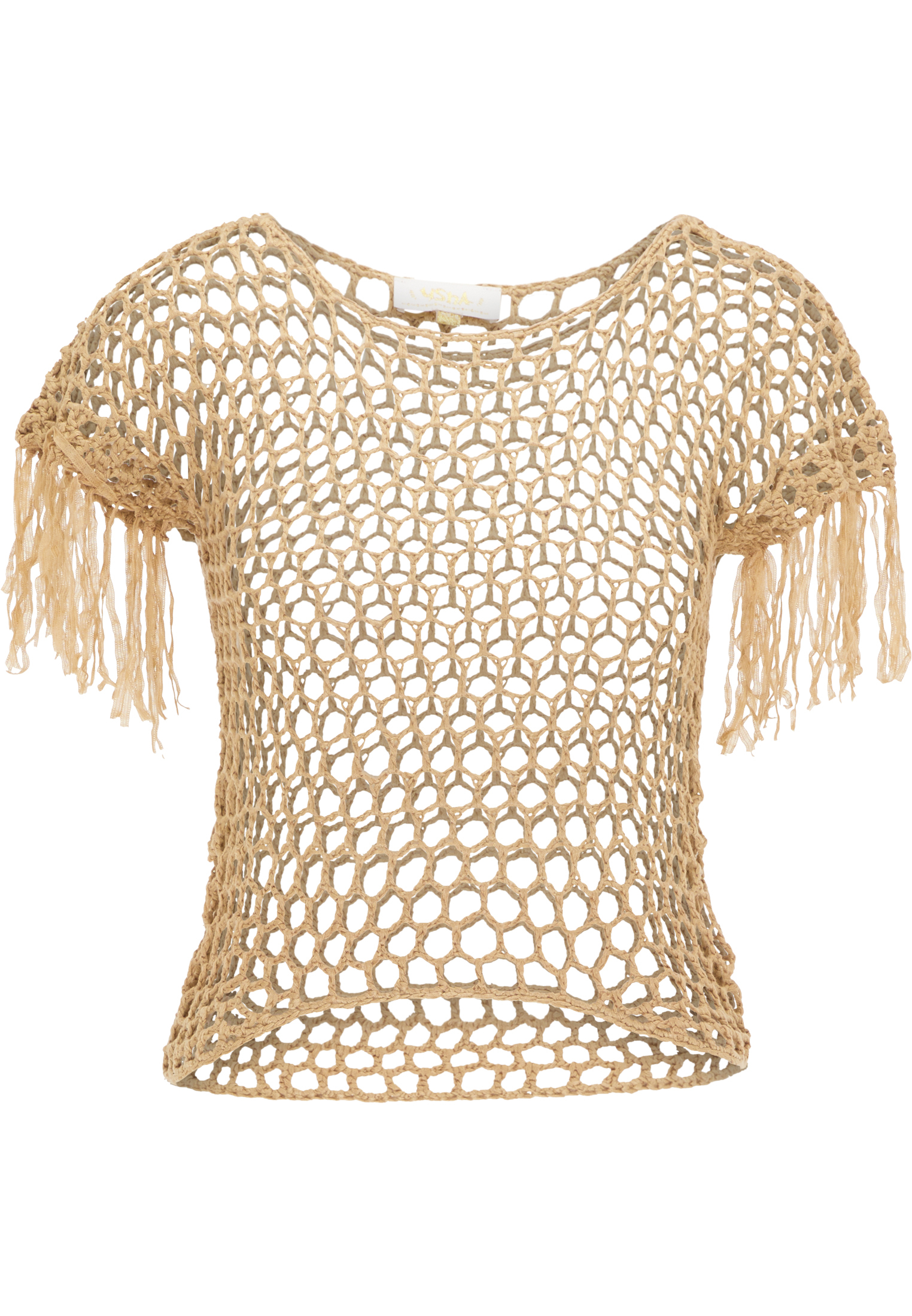 usha FESTIVAL Top in maglia in Beige 