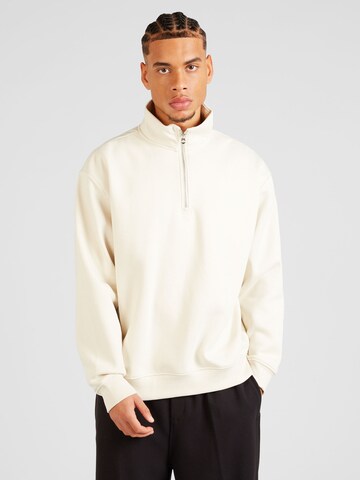 WEEKDAY Sweatshirt in Beige: voorkant