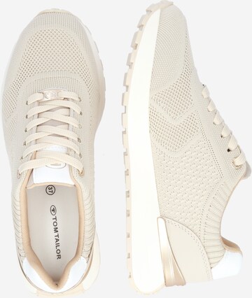 TOM TAILOR Sneaker in Beige