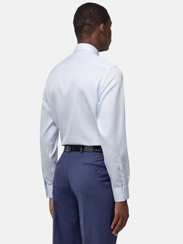 Boggi Milano Slim fit Button Up Shirt in Blue