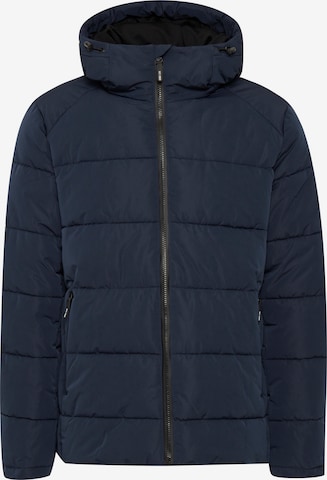 INDICODE JEANS Winter Jacket 'Herschel' in Blue: front