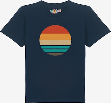 watabout.kids Shirt 'Retro Sunset Ocean' in Blue: front