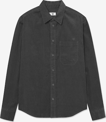 juoda WOOD WOOD Patogus modelis Marškiniai 'WWCooper': priekis