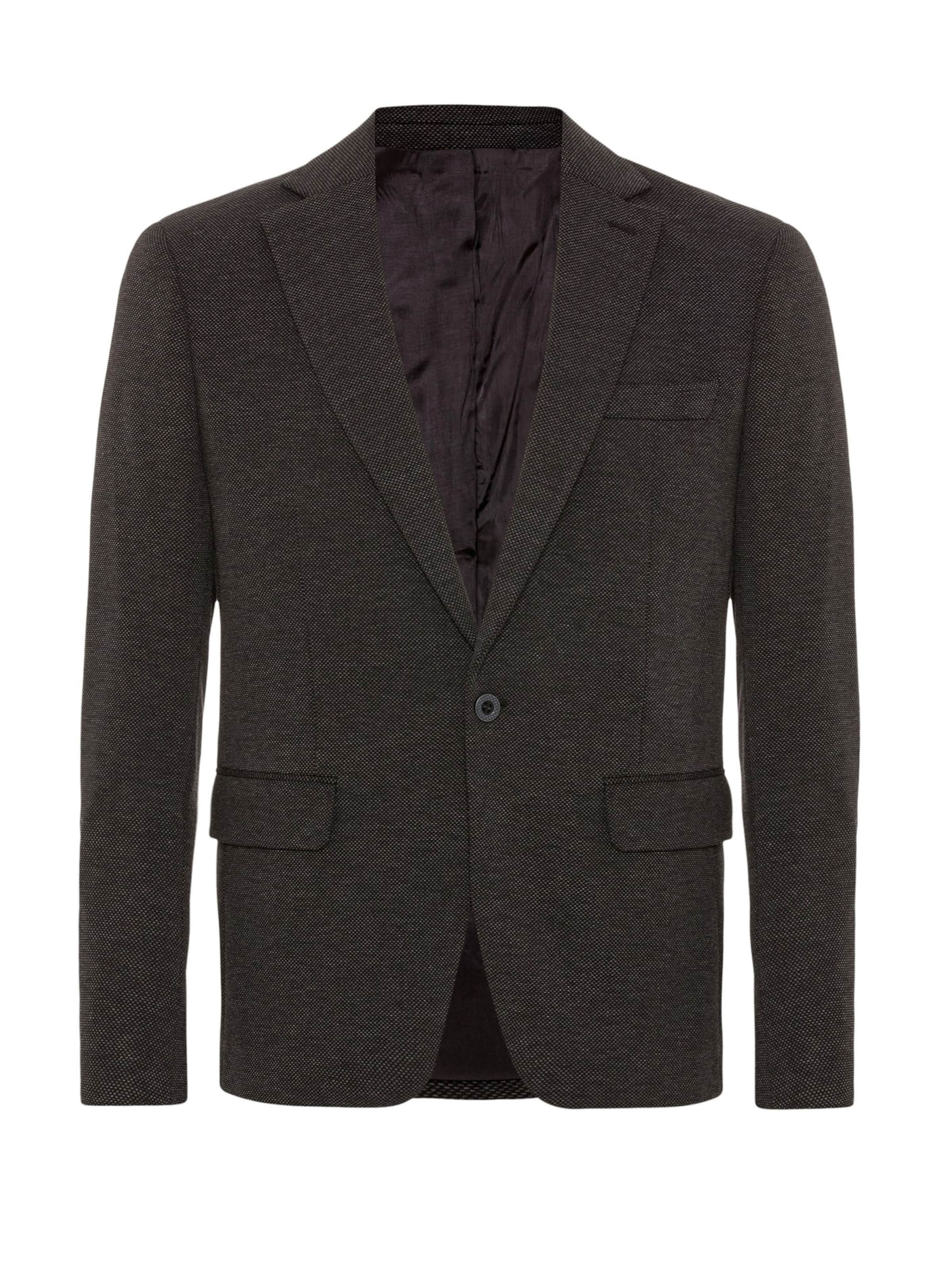 Daniel Hills Slim fit Ανδρικό σακάκι σε μαύρο: μπροστά