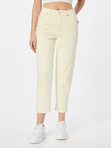 7 for all mankind Jeans 'MALIA' in Geel: voorkant