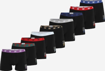 juoda CR7 - Cristiano Ronaldo Boxer trumpikės: priekis