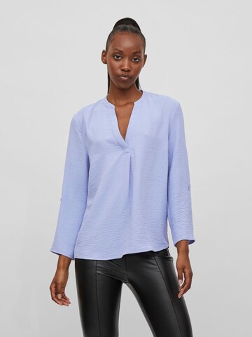 VILA Blouse in Blauw: voorkant