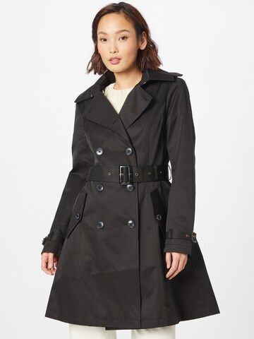Lauren Ralph Lauren Prechodný kabát - Čierna: predná strana