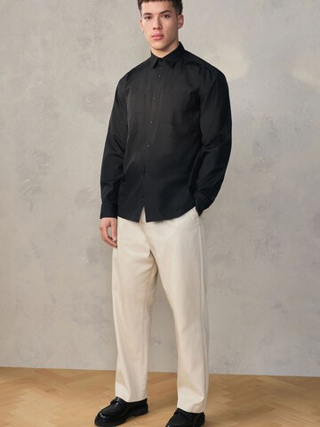 Next Loose fit Pleat-front trousers 'Edit' in Beige