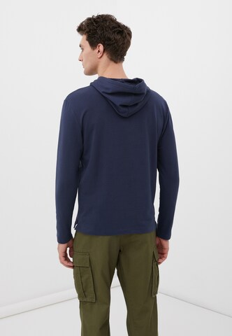 Finn Flare Sweatshirt 'Basic' in Blauw
