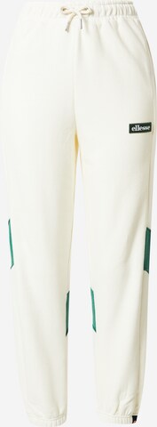 ELLESSE Tapered Broek 'Joinne' in Wit: voorkant