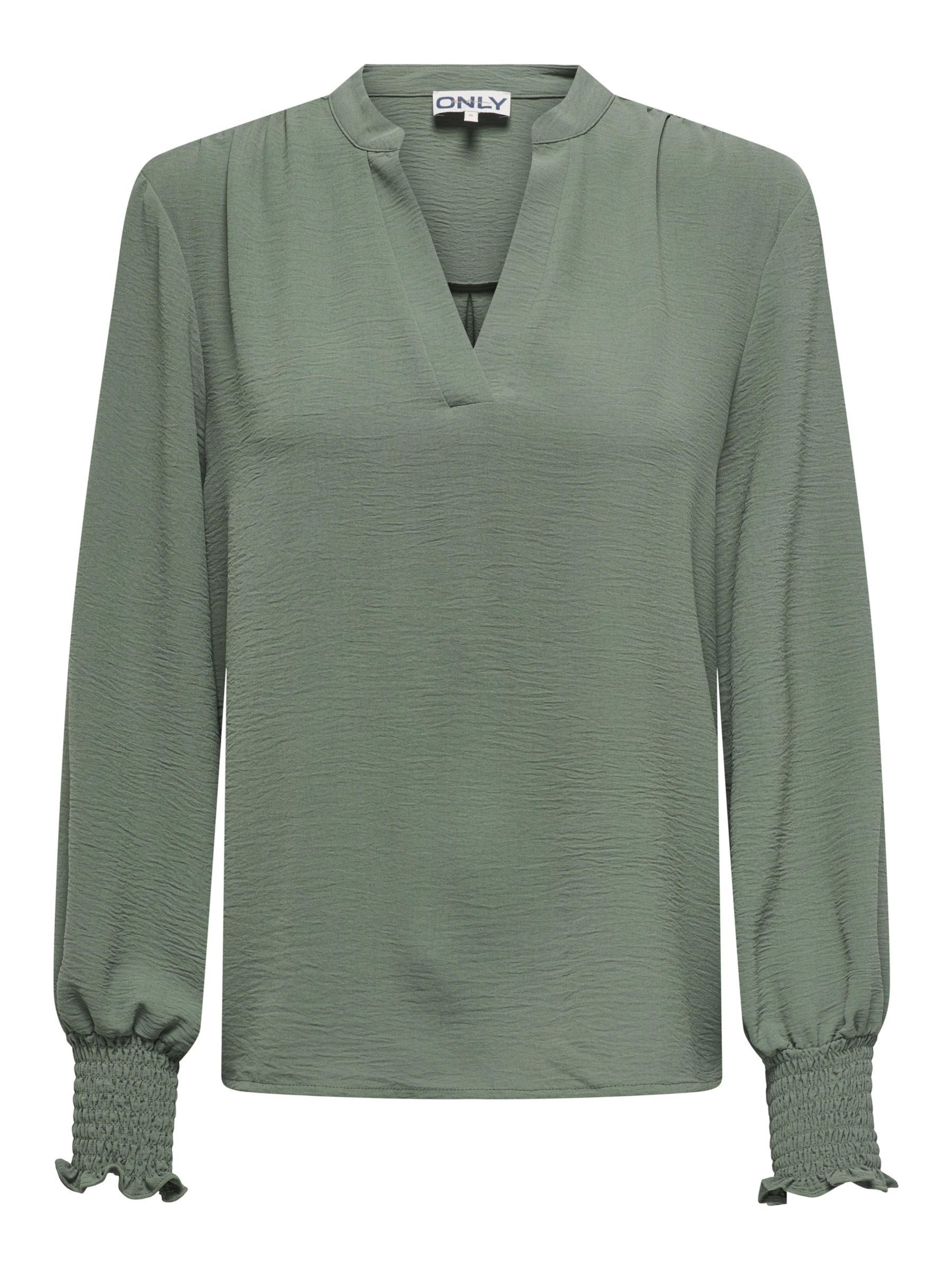 ONLY Блузка 'ONLMETTE' в Зеленый: спереди