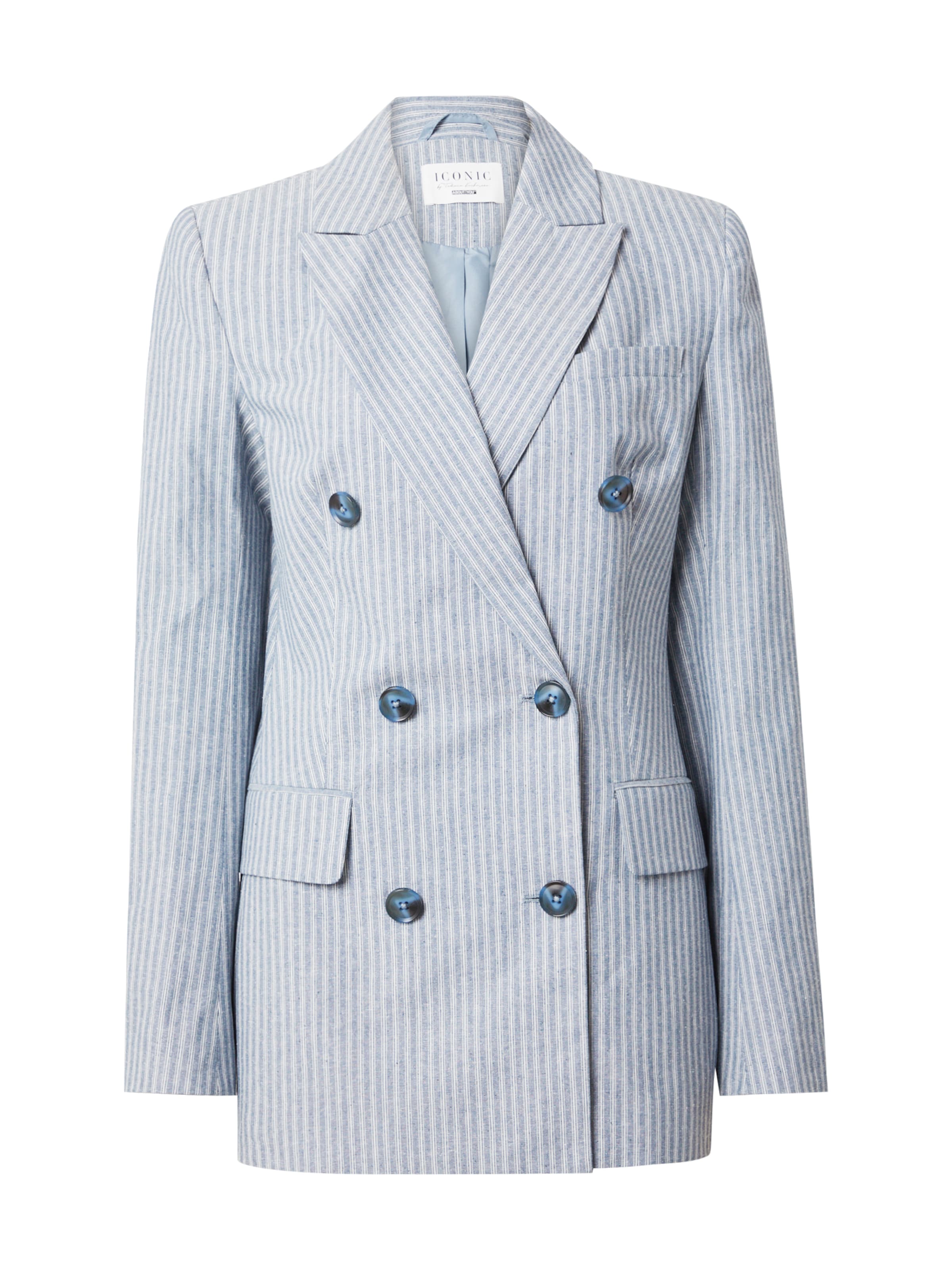 ABOUT YOU x Iconic by Tatiana Kucharova Blazer in Blue: front
