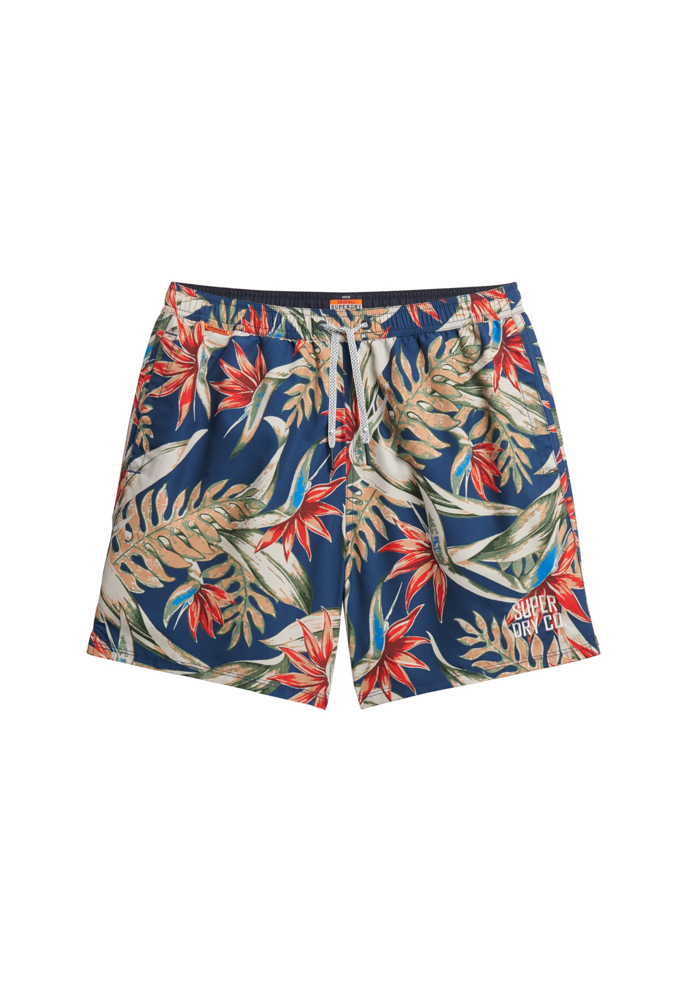 Shorts de bain Superdry en bleu : devant