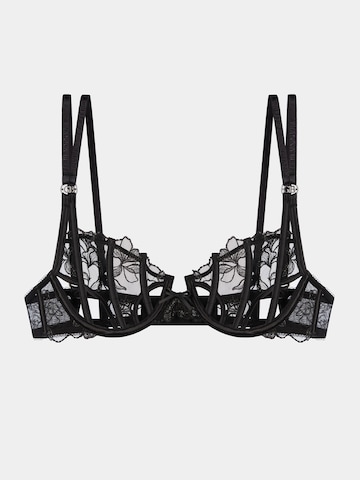 Gianna Bellucci Bra 'Luna' in Black: front