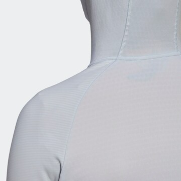 ADIDAS TERREX Athletic Fleece Jacket 'Tech Fleece' in Grey