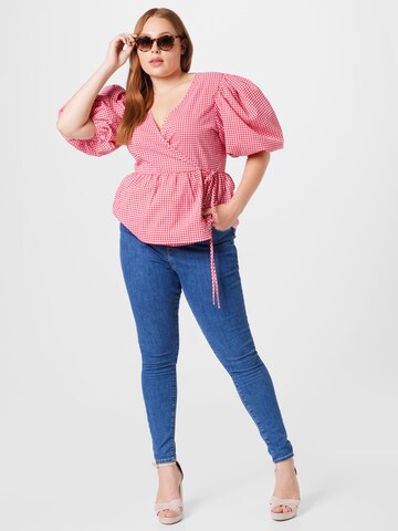 Camicia da donna di Nasty Gal Plus in rosso