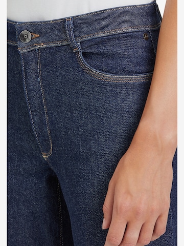 Betty & Co Loosefit Cropped-Jeans mit weitem Bein in Blau