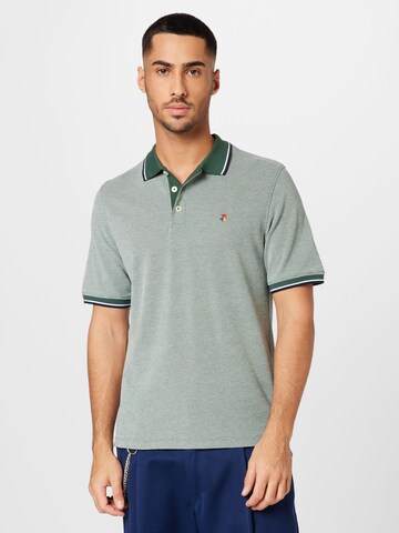 JACK & JONES Regular Fit Poloshirt 'Bluwin' in Grün: predná strana