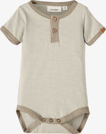 Barboteuse / body 'DAWSON' Lil ' Atelier Kids en gris : devant