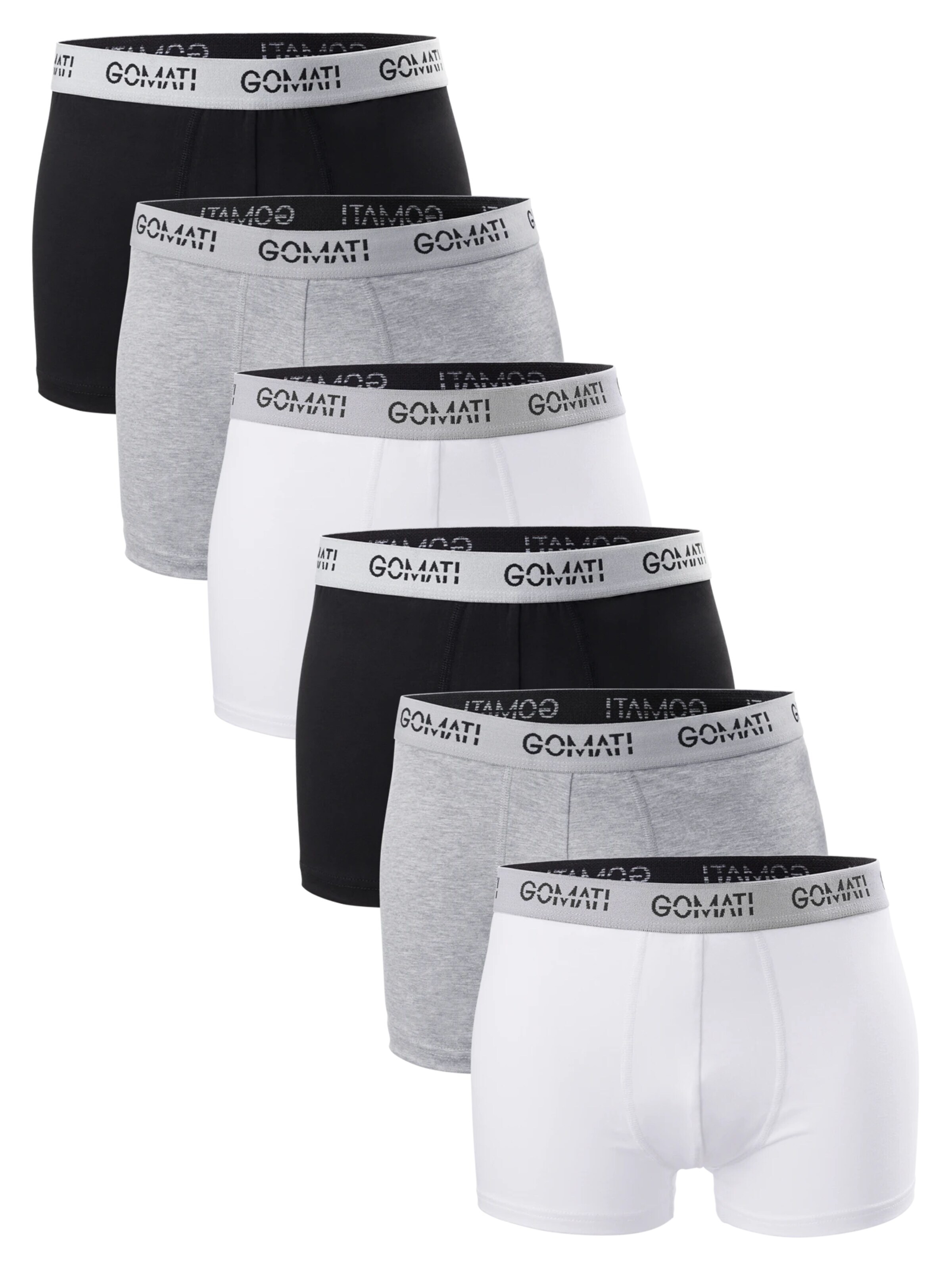 Gomati Boxer shorts 'Cotton Comfort' in Grey: front