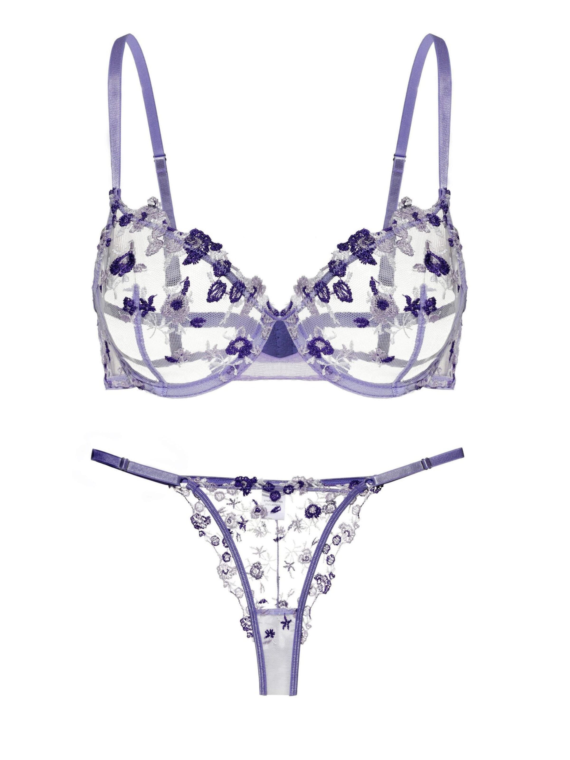 Orchibelle Balconette Wäsche-Sets‌‌‌‌‌‌‌‌ in Lila: Vorderseite
