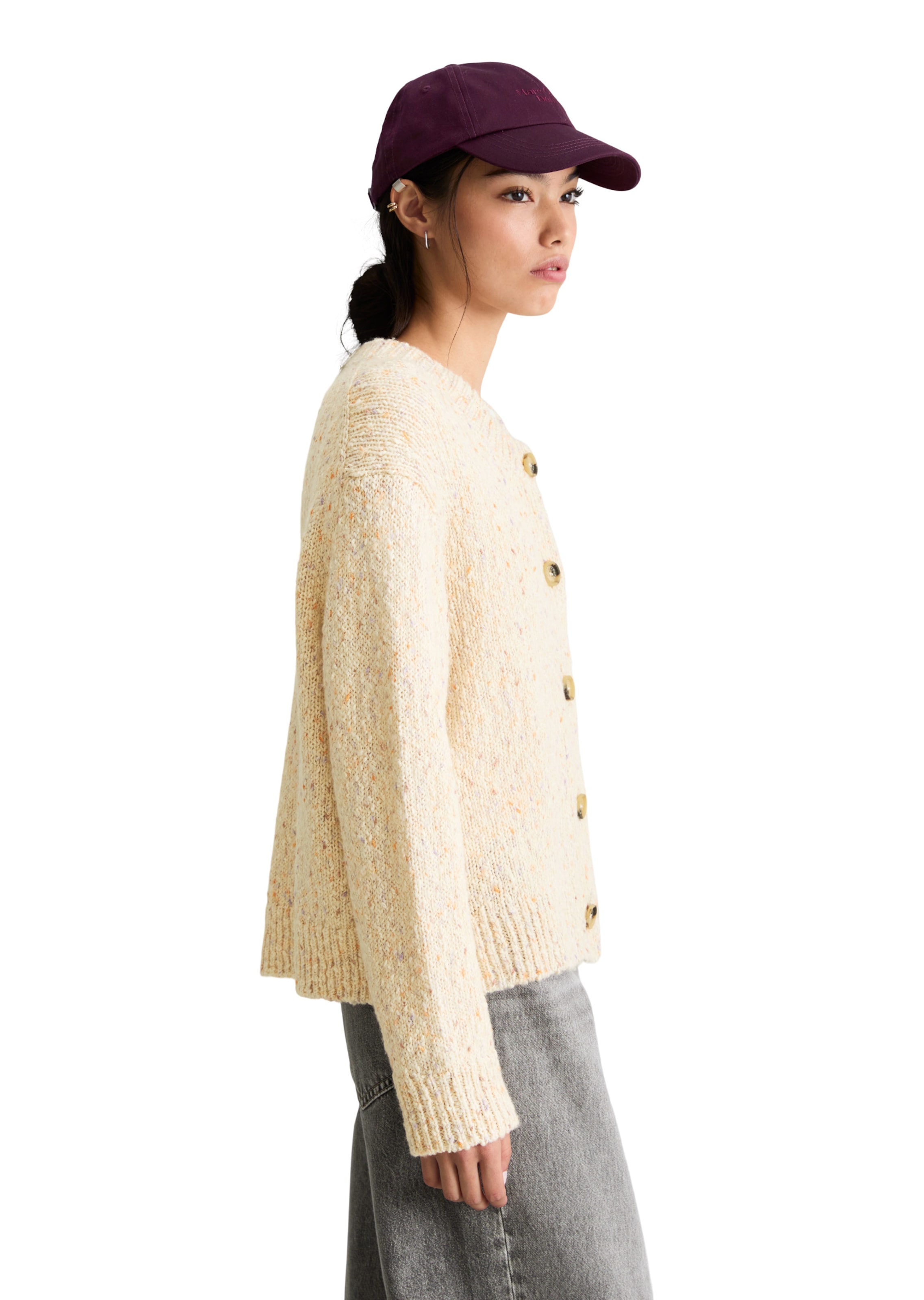 Marc O'Polo DENIM Knit cardigan in Beige