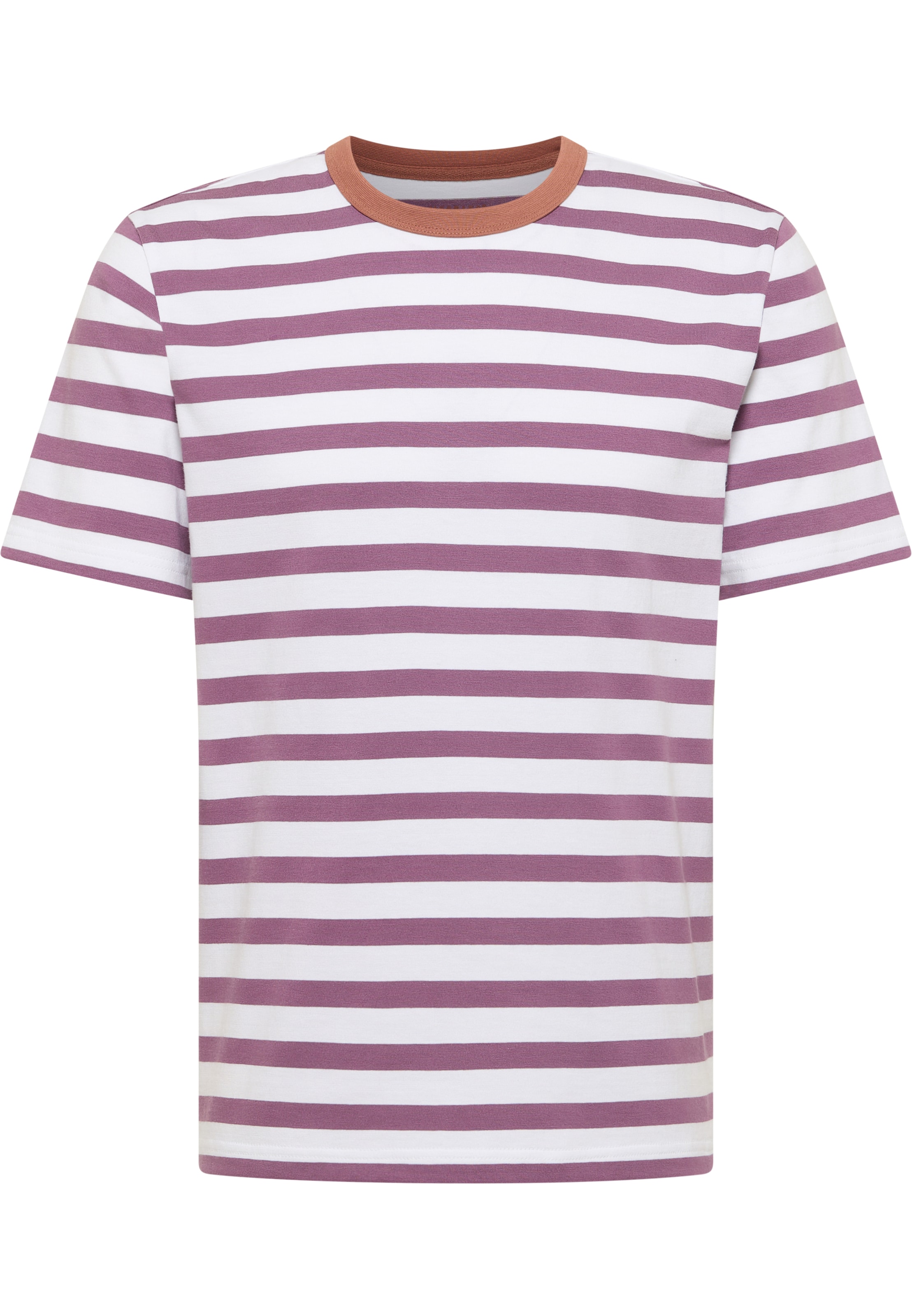 MUSTANG Shirt 'Austin' in S in Light brown / Purple / White, Item view