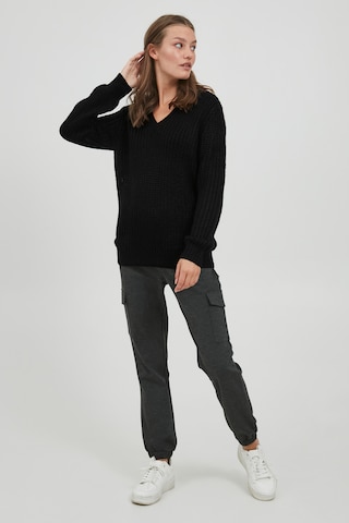 Oxmo Pullover 'Lavea' in Schwarz