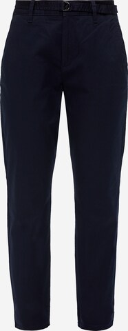 Coupe slim Pantalon chino s.Oliver en bleu : devant