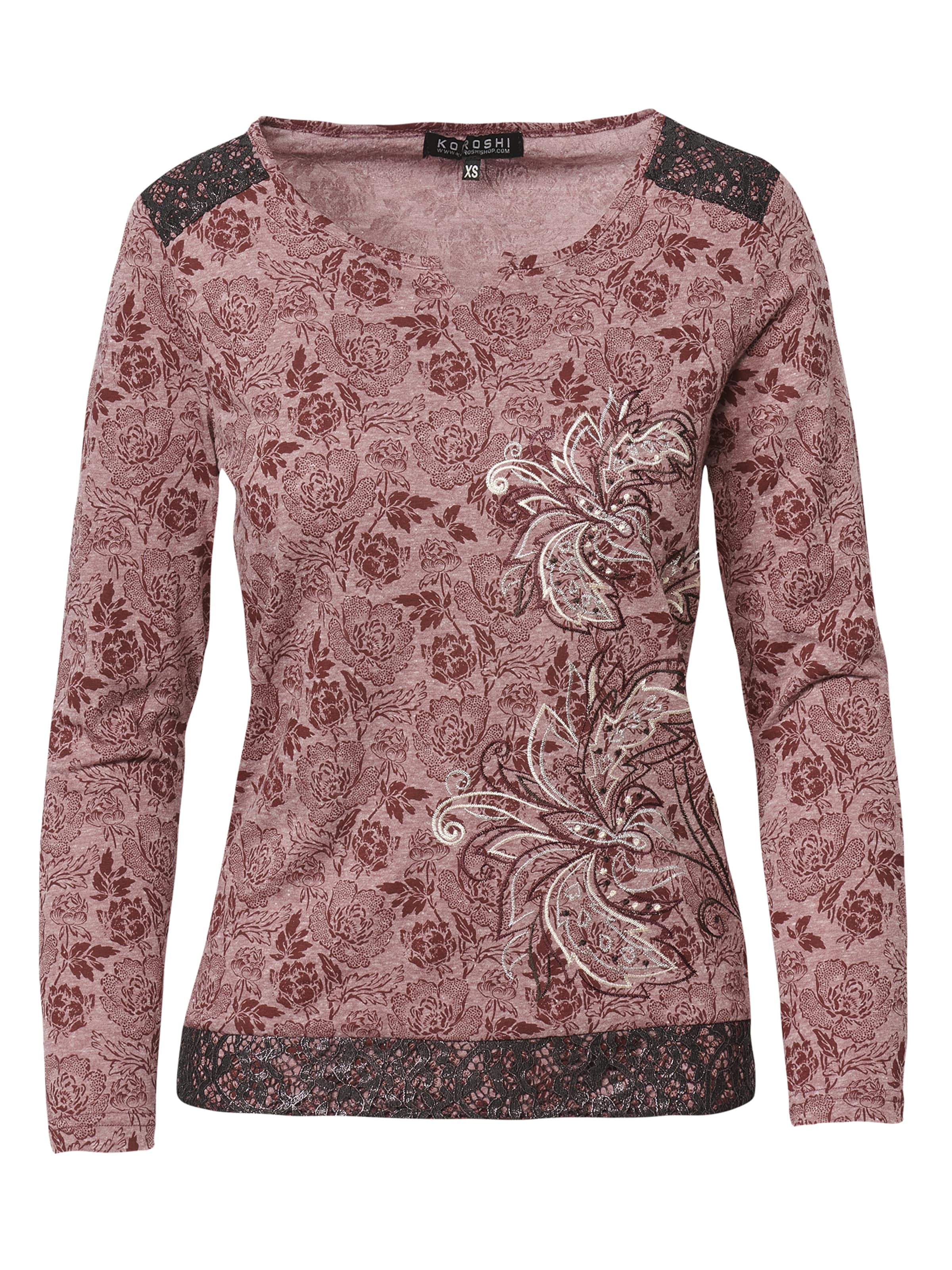 Maglietta di KOROSHI in lilla: frontale