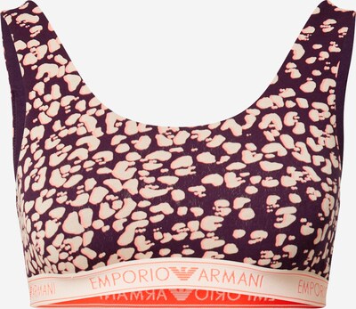 Emporio Armani BH 'VISIBILITY - FANCY' in de kleur Aubergine / Perzik, Productweergave