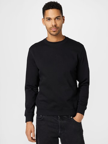 Sweat-shirt WEEKDAY en noir : devant