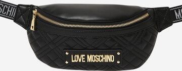 Love Moschino Fanny Pack in Black: front