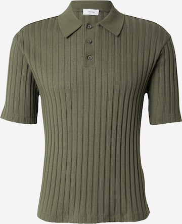 DAN FOX APPAREL Majica 'Marius' | zelena barva: sprednja stran