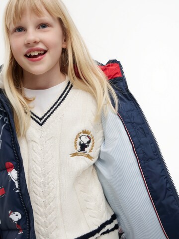 TOMMY HILFIGER Winter jacket 'PEANUTS' in Blue